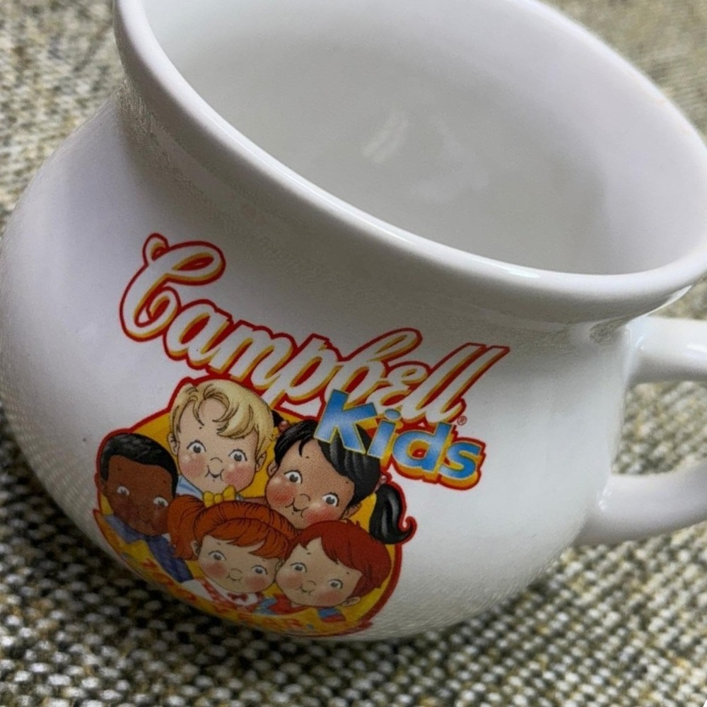 Houston Harvest‎ Campbell Kids Soup Mug Unisex OS White Excellent 100 Years 2003